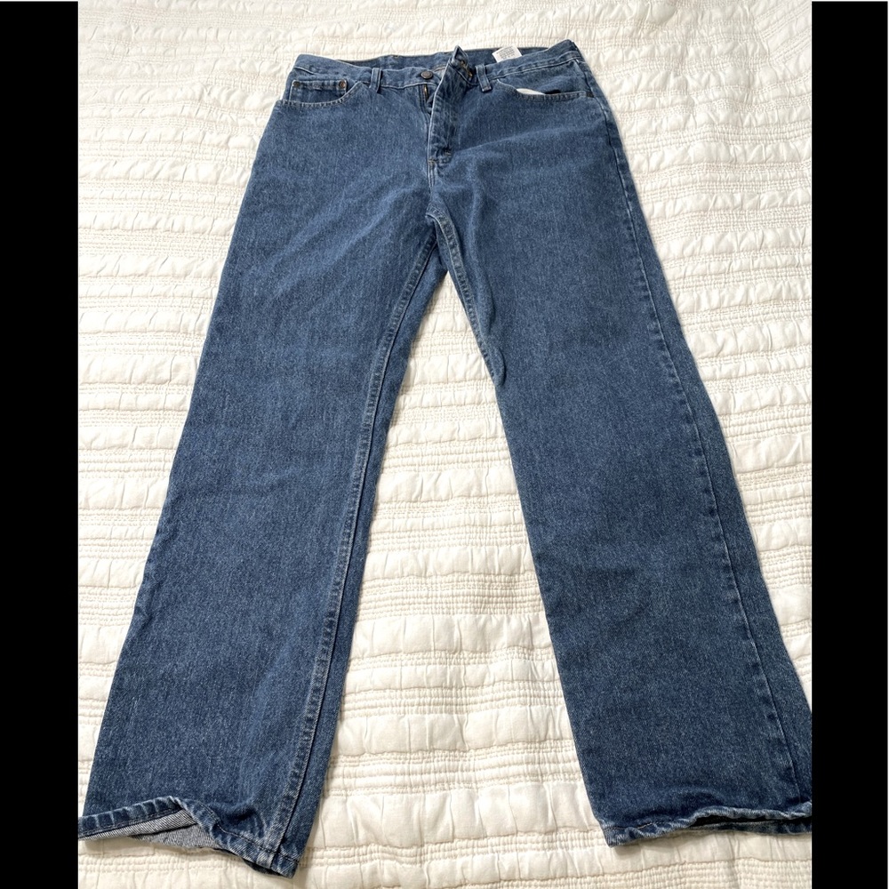 Authentic Wrangler Dad jeans.